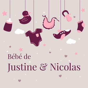 Bébé de Justine & Nicolas